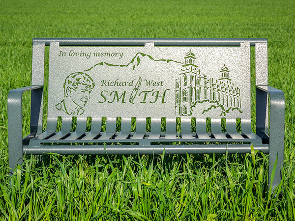 Engraved Memorial Bench