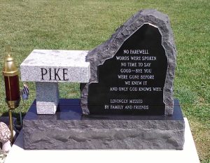 back of headstone ideas