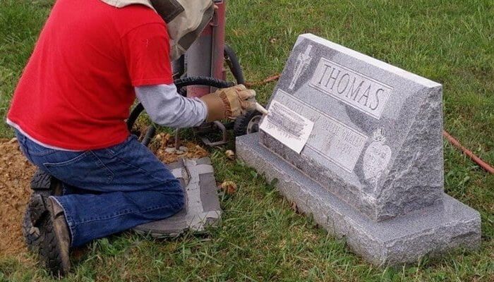 Engraving on Headstone
